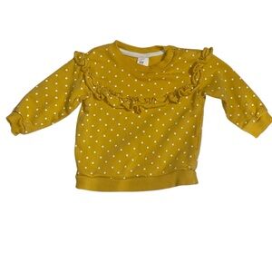 H&M Yellow Polka Dot Kids Sweater